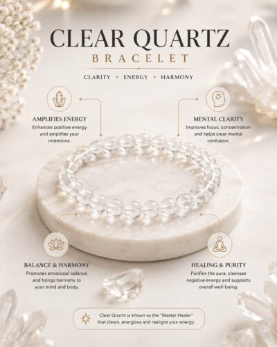 clear Clear Quartz Bracelet
