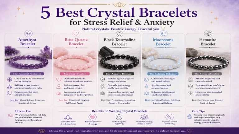 5 Best Crystals for Stress Relief & Anxiety (With Bracelet Recommendations)