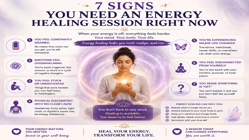 7 Signs You Need an Energy Healing Session Right Now