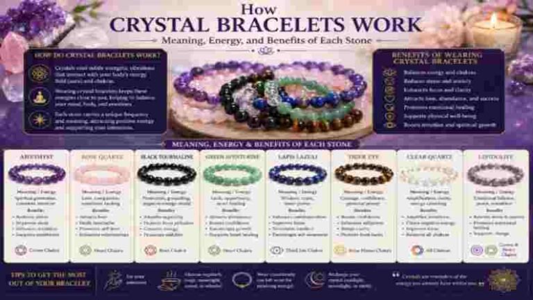 How Crystal Bracelets Work: Meaning, Energy, and Benefits of Each Stone