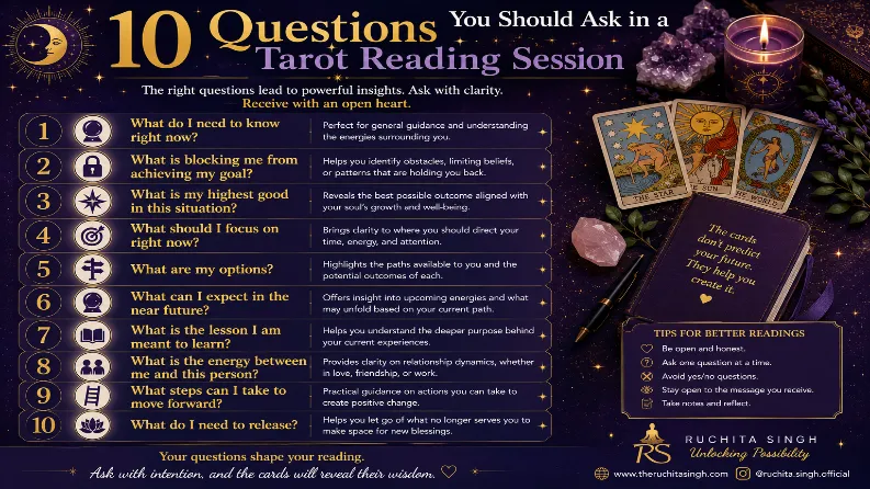 10 Questions You Should Ask in a Tarot Reading Session
