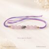 Rose Quartz Rakhi Rose Quartz Rakhi