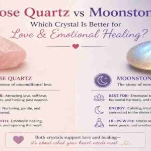 Rose Quartz vs Moonstone: Which Crystal Is Better for Love & Emotional Healing?