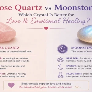 Rose Quartz vs Moonstone: Which Crystal Is Better for Love & Emotional Healing?