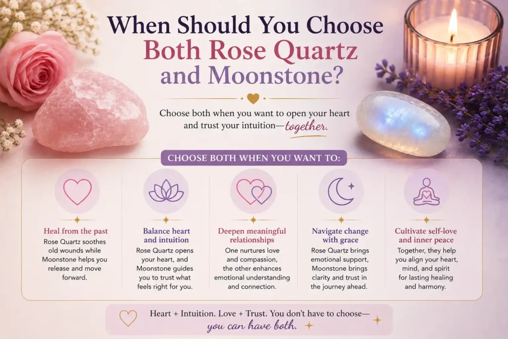 When Should You Choose Both Rose Quartz and Moonstone_