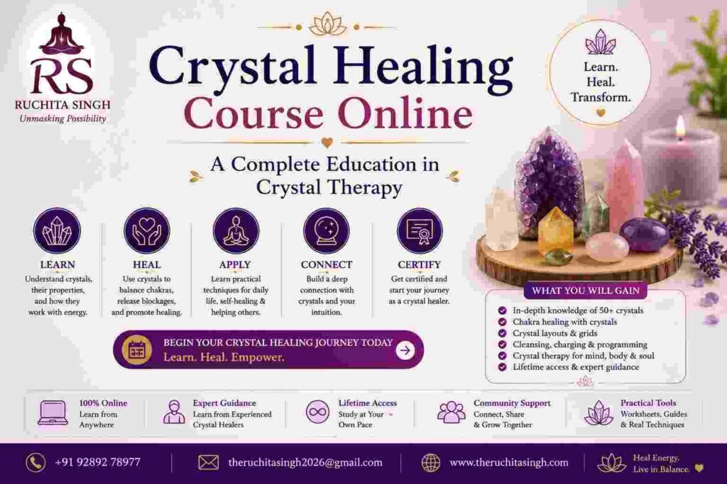 Crystal Healing Course Online — A Complete Education in Crystal Therapy