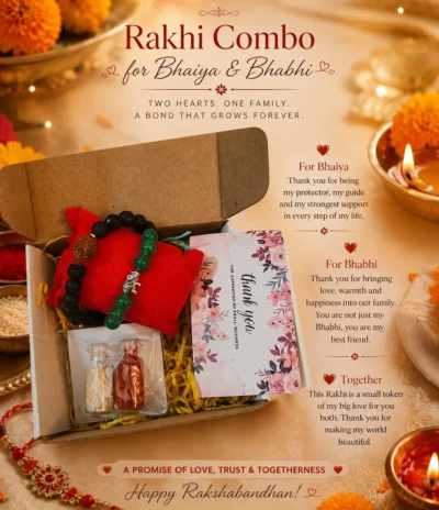 Rakhi combo for Bhaiya and Bhabhi