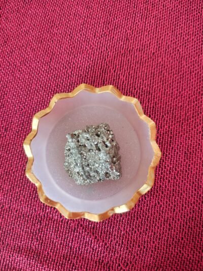 Pyrite Rock + Selenite Tray Combo