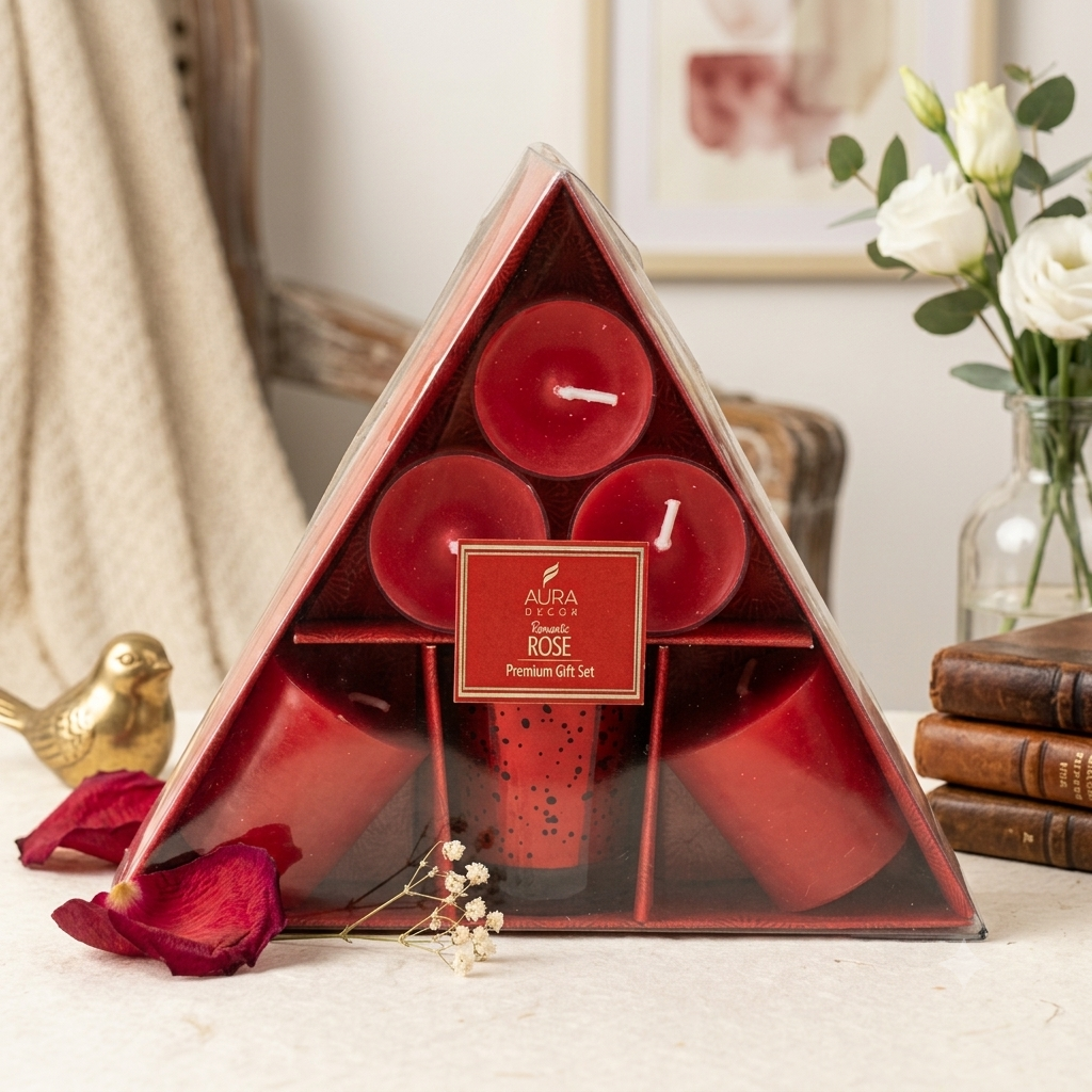 1791455206564 Triangular Scented Candle Gift set