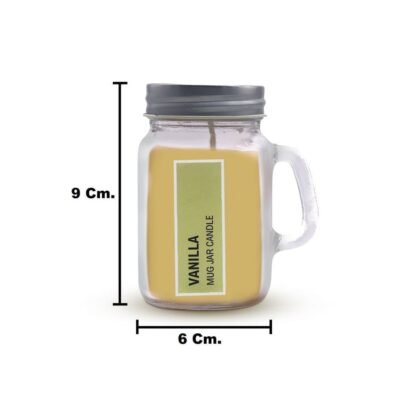 AuraLuxe Scented Mug Wax Candle – 6 Fragrance Variants