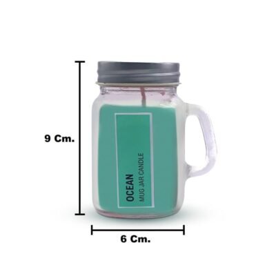 AuraLuxe Scented Mug Wax Candle – 6 Fragrance Variants