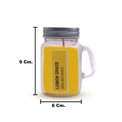 AuraLuxe Scented Mug Wax Candle – 6 Fragrance Variants