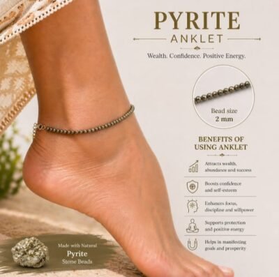 IMG_20261013_153039 AuraLuxe Natural Pyrite Bead Anklet