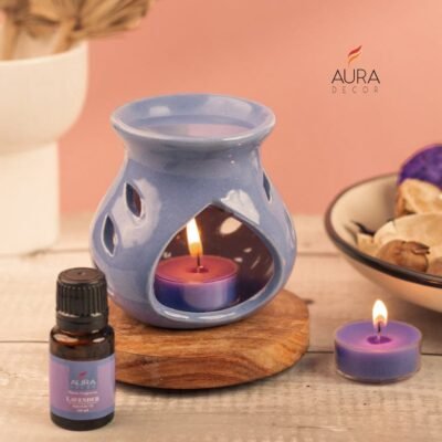 AuraLuxe Aroma Burner Gift Set – 3 Fragrance Variants