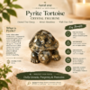 file_000000004b5c82118b58c4144e6b9eae AuraLuxe Pyrite Tortoise Crystal Figurine