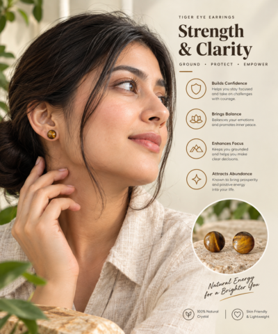 file_00000000592c8207b99d20fb2ff90c42 Tiger's Eye Crystal Earrings Courage, Confidence & Focus