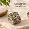 file_000000006b8c81fa9dc557145d5c931b NATURAL PYRITE CRYSTAL STONE
