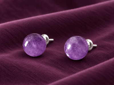 Amethyst Crystal Earrings | Calm, Clarity & Mindful Living