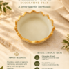 AuraLuxe Selenite Decorative Tray